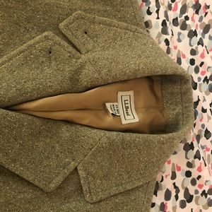 Tweed olive green blazer